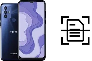 Numériser un document sur un Sharp Aquos V6 Plus
