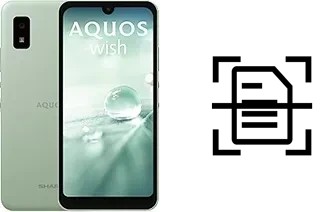 Numériser un document sur un Sharp Aquos wish