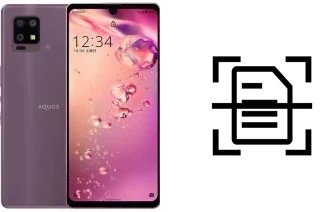 Numériser un document sur un Sharp Aquos Zero6