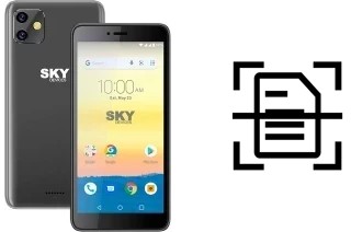 Numériser un document sur un Sky-Devices Elite H55