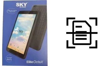 Numériser un document sur un Sky-Devices Elite OctaX