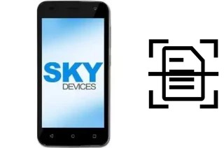 Numériser un document sur un Sky-Devices Sky Elite 4-5P