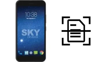 Numériser un document sur un Sky-Devices Sky Elite 5-0L Plus