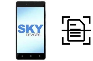 Numériser un document sur un Sky-Devices Sky Elite 5-0P