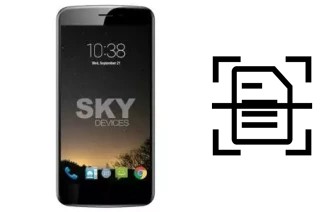 Numériser un document sur un Sky-Devices Sky Elite 5-5L Plus