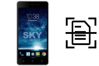 Numériser un document sur un Sky-Devices Sky Fuego 5-0 Plus