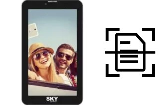 Numériser un document sur un Sky-Devices SKY Platinum 7-0