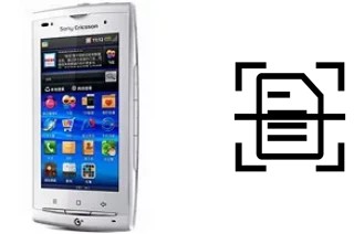 Numériser un document sur un Sony Ericsson A8i