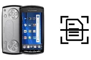 Numériser un document sur un Sony Ericsson Xperia PLAY