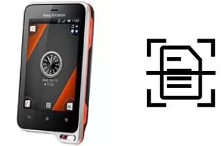 Numériser un document sur un Sony Ericsson Xperia active