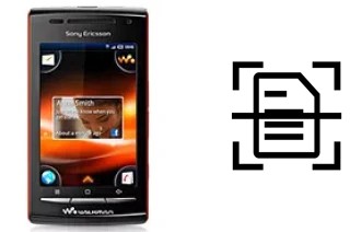 Numériser un document sur un Sony Ericsson W8