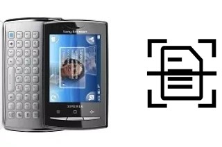 Numériser un document sur un Sony Ericsson Xperia X10 mini pro