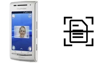 Numériser un document sur un Sony Ericsson Xperia X8