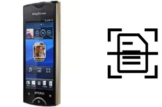 Numériser un document sur un Sony Ericsson Xperia ray