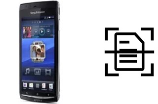 Numériser un document sur un Sony Ericsson Xperia Arc