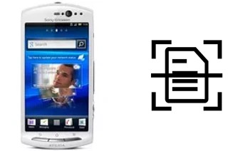 Numériser un document sur un Sony Ericsson Xperia neo V