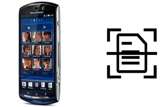 Numériser un document sur un Sony Ericsson Xperia Neo