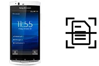 Numériser un document sur un Sony Ericsson Xperia Arc S