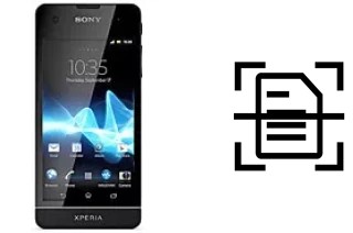 Numériser un document sur un Sony Xperia SX SO-05D