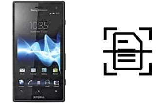 Numériser un document sur un Sony Xperia acro HD SOI12