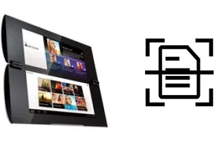 Numériser un document sur un Sony Tablet P