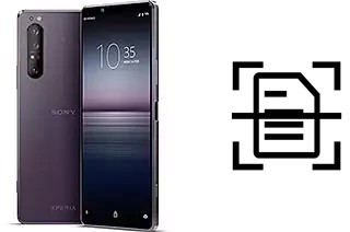 Numériser un document sur un Sony Xperia 1 II