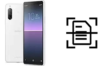 Numériser un document sur un Sony Xperia 10 II