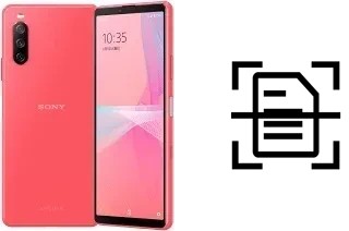 Numériser un document sur un Sony Xperia 10 III Lite