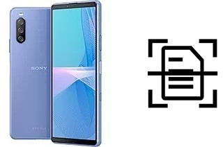 Numériser un document sur un Sony Xperia 10 III