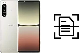 Numériser un document sur un Sony Xperia 5 IV