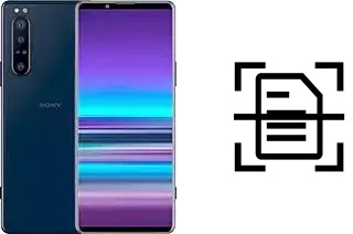 Numériser un document sur un Sony Xperia 5 Plus