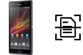 Numériser un document sur un Sony Xperia C