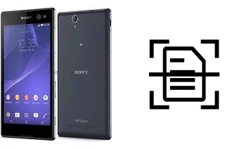 Numériser un document sur un Sony Xperia C3 Dual