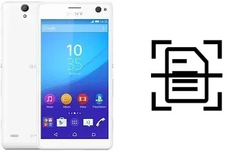 Numériser un document sur un Sony Xperia C4