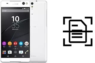 Numériser un document sur un Sony Xperia C5 Ultra