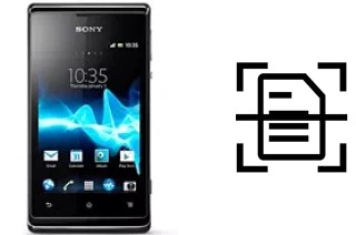 Numériser un document sur un Sony Xperia E dual