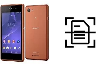 Numériser un document sur un Sony Xperia E3