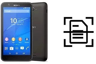 Numériser un document sur un Sony Xperia E4 Dual