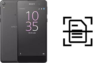 Numériser un document sur un Sony Xperia E5