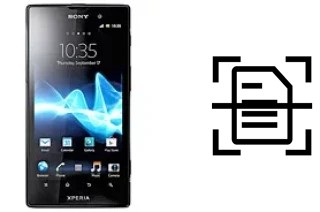 Numériser un document sur un Sony Xperia ion HSPA