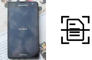 Numériser un document sur un Sony Xperia LT29i Hayabusa