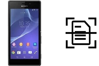 Numériser un document sur un Sony Xperia M2