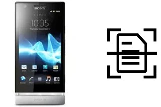 Numériser un document sur un Sony Xperia P