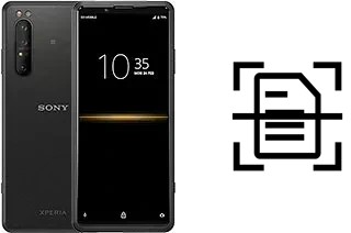 Numériser un document sur un Sony Xperia Pro (2020)