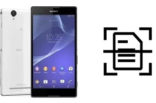 Numériser un document sur un Sony Xperia T2 Ultra