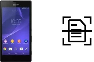 Numériser un document sur un Sony Xperia T3 3G