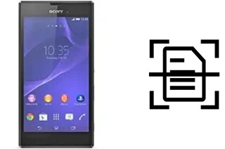 Numériser un document sur un Sony Xperia T3