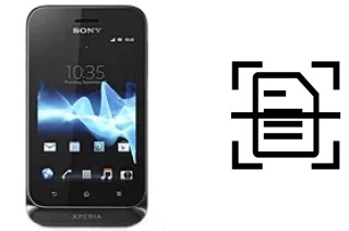 Numériser un document sur un Sony Xperia tipo