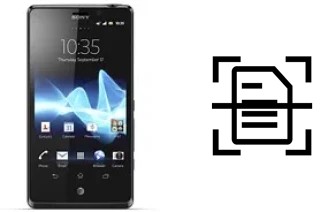 Numériser un document sur un Sony Xperia T LTE