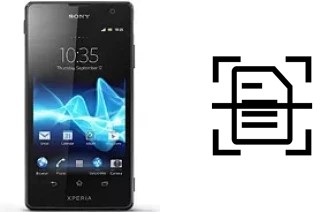 Numériser un document sur un Sony Xperia TX